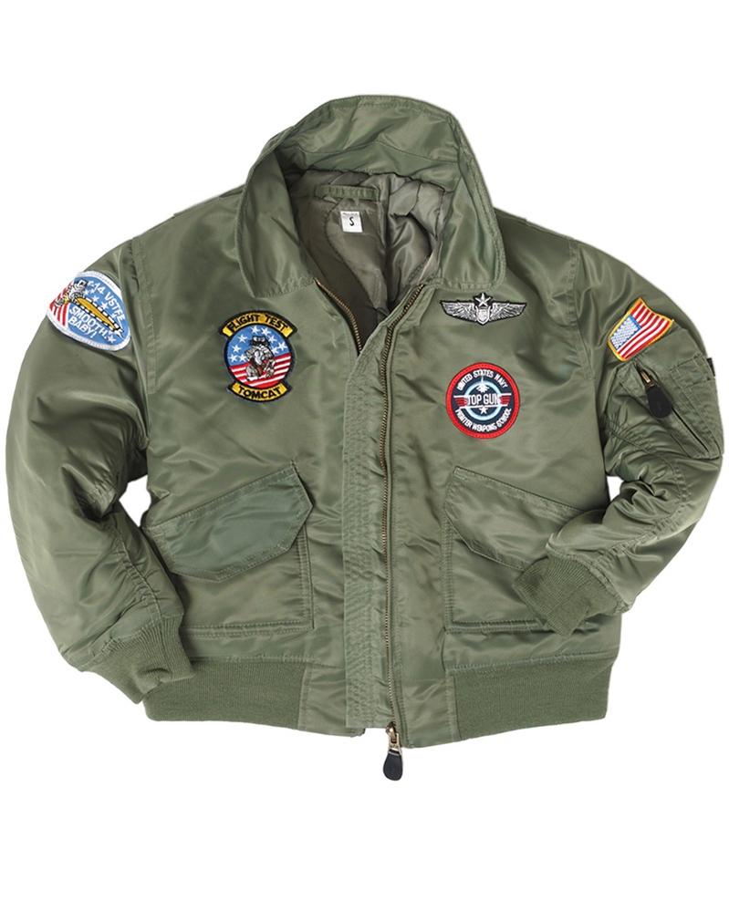 FLIEGERJACKE CWU KIDS M.ABZ. OLIV NORTHVIVOR