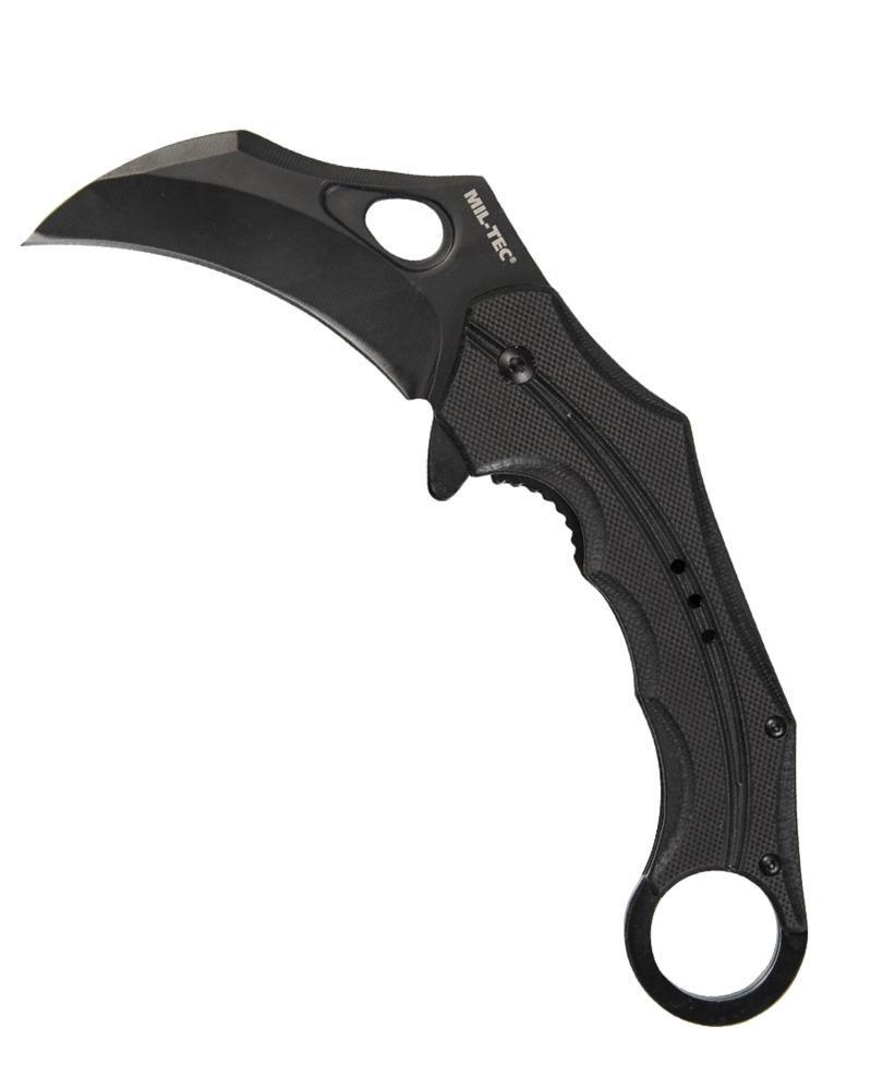 EINHANDMESSER G10 KARAMBIT SCHWARZ NORTHVIVOR