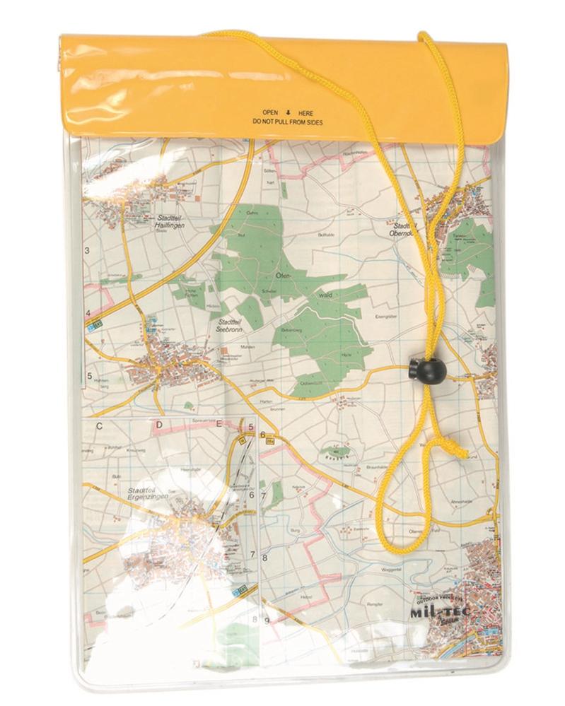 BRUSTBEUTEL WATERPROOF 260X350 GELB NORTHVIVOR