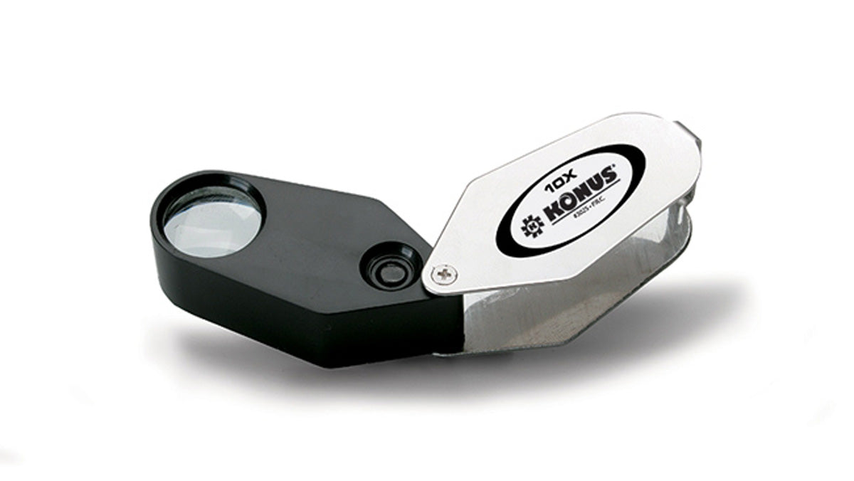 Konus Kit 6ud. Cuentahilos Plegable Linen Tester 10x Con Luz