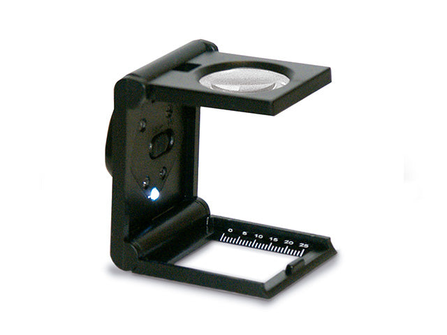 Konus Cuentahilos Linen Tester 5x Con Luz LED - Lupa Profesional con Iluminación