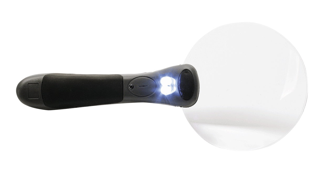 Konus Lupa Lux-90 2,5x Con Luz LED - Lente de 90mm con Iluminación