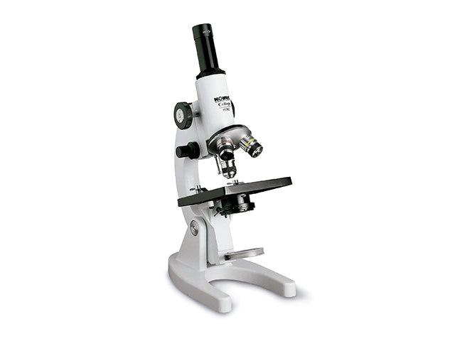 Konus Microscopio College 60x-600x - Microscopio Monocular Educativo con Enfoque Micrométrico