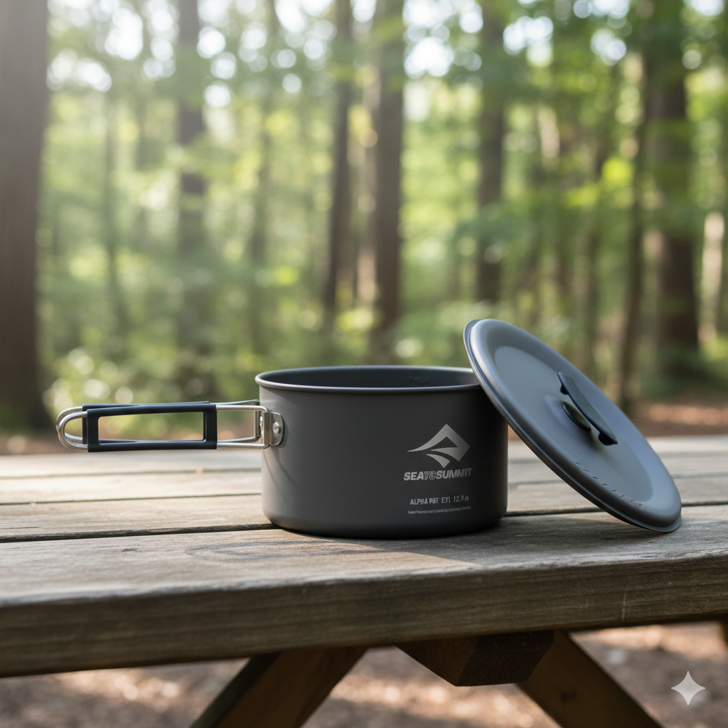 Olla de Camping Sea to Summit Alpha – Ligera, Resistente y Perfecta para tu Cocina Outdoor