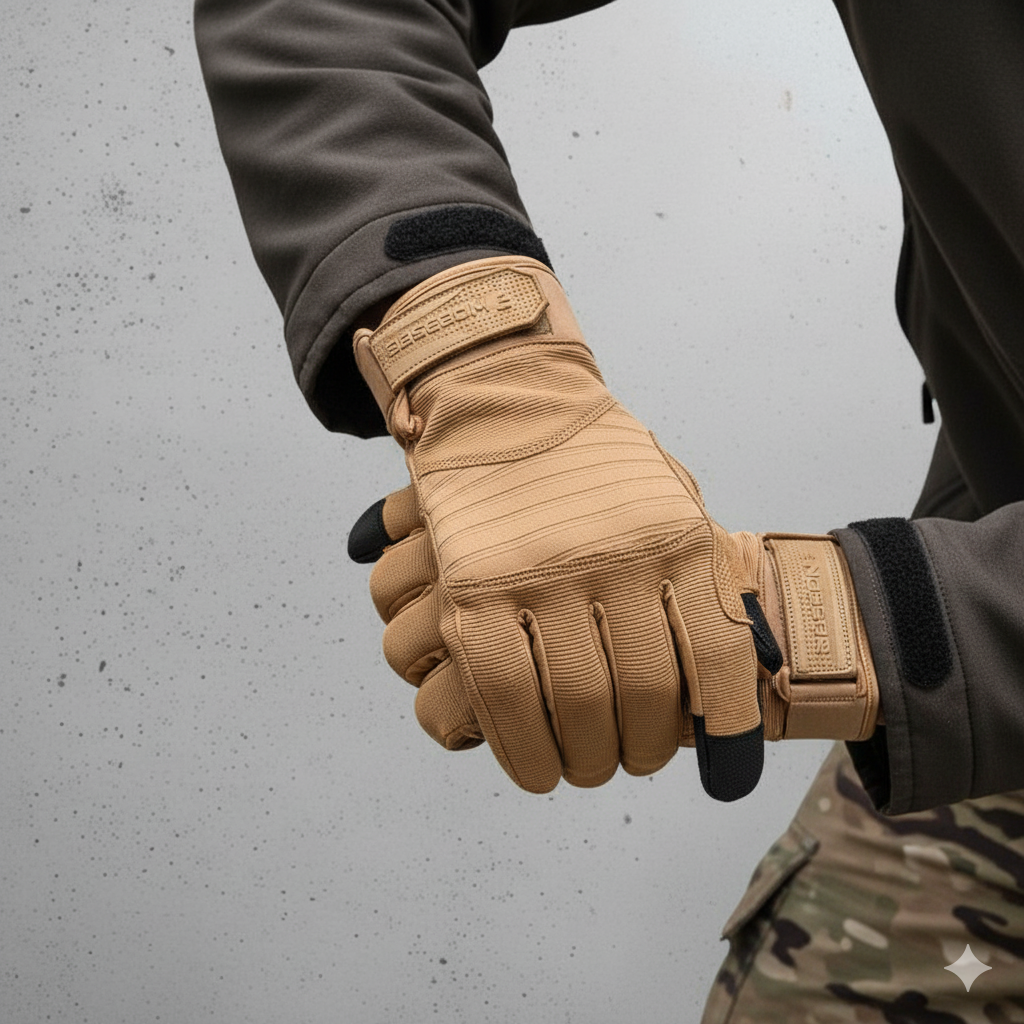 Guantes DEFCON5 SSK5 Coyote Tan Corte Nivel 5 con Armor-Tex