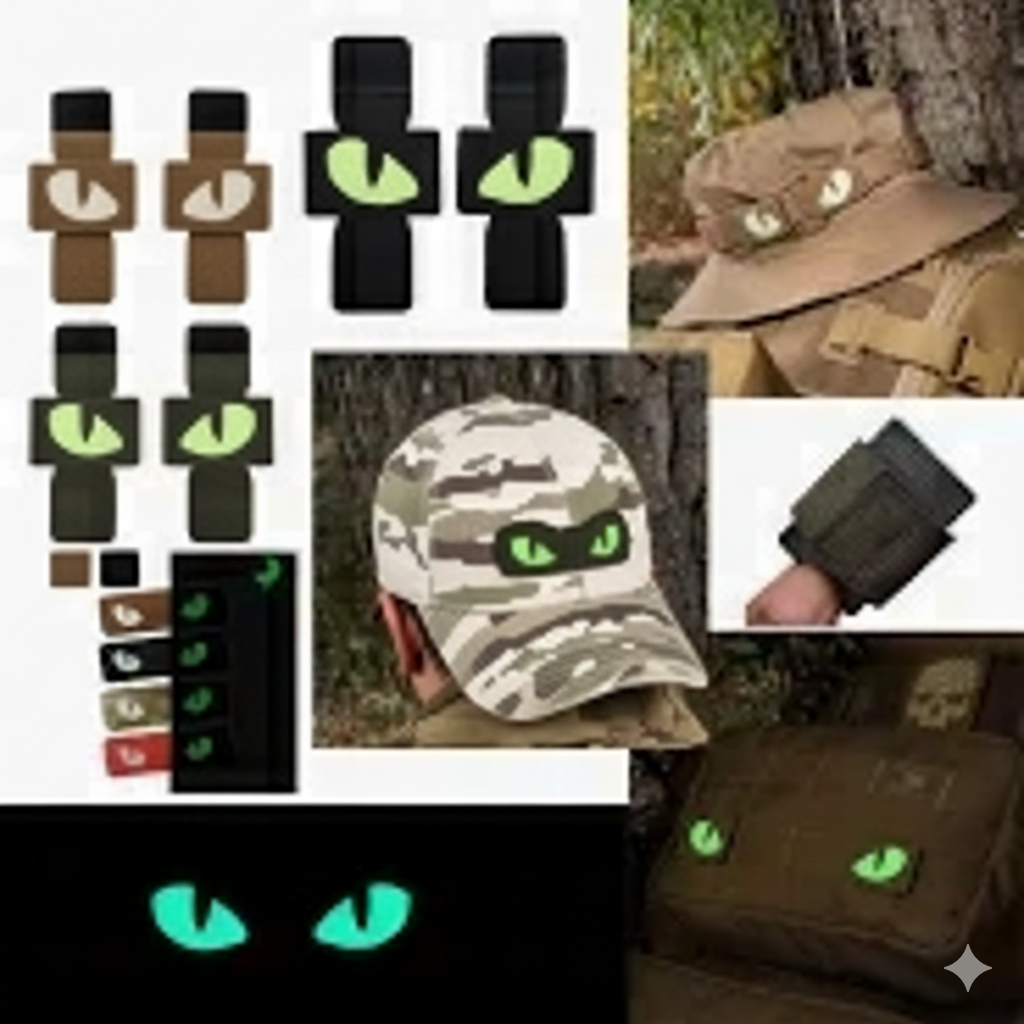 Parche Táctico M-Tac Cat Eyes Negro