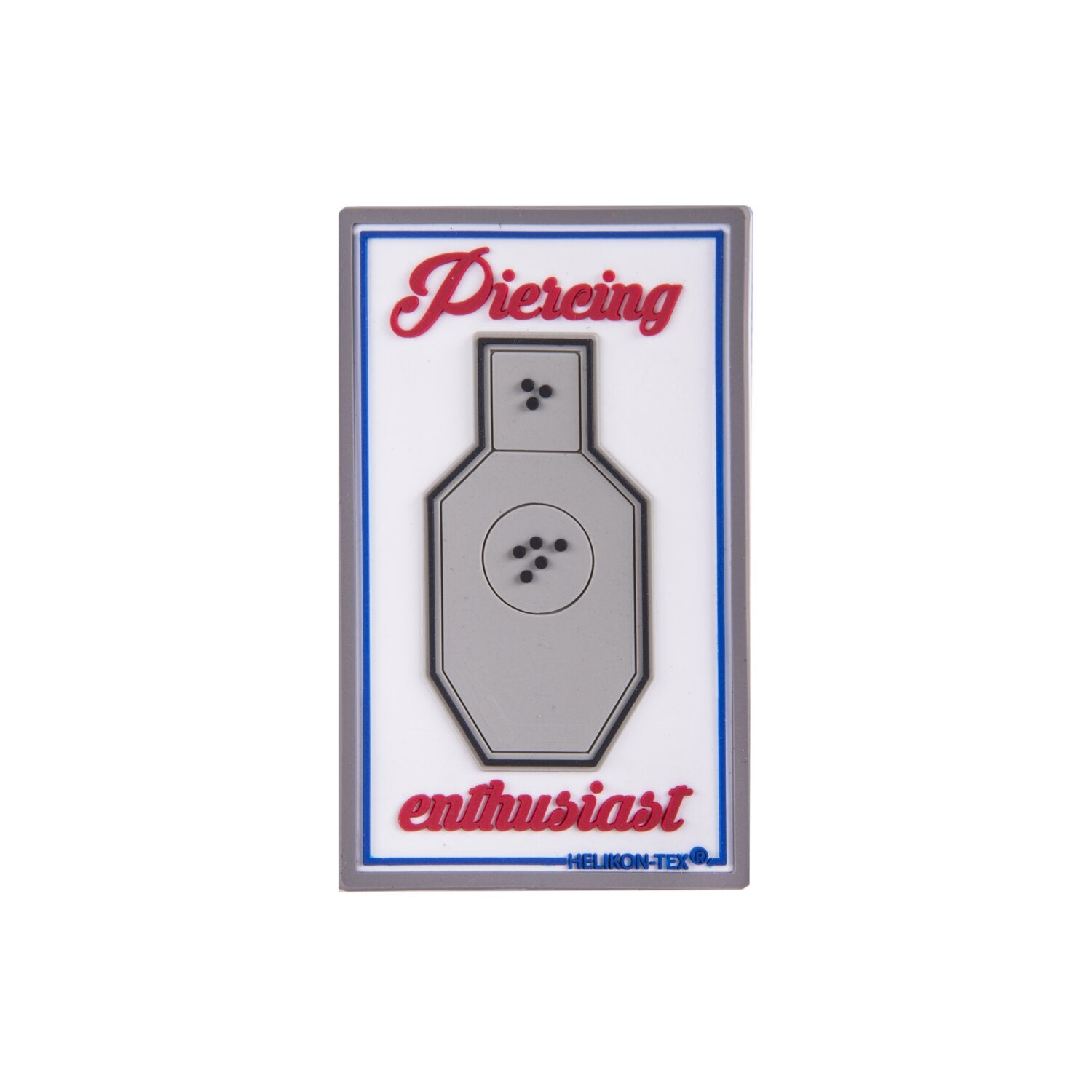 Parche PVC "Piercing Enthusiast" | Diseño 3D con Velcro