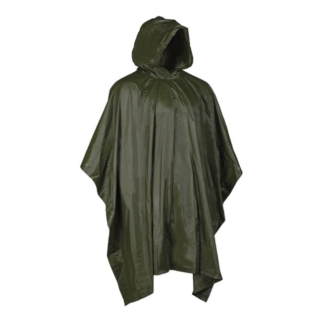 Mil-Tec PVC Poncho – Olive | Poncho Impermeable Militar