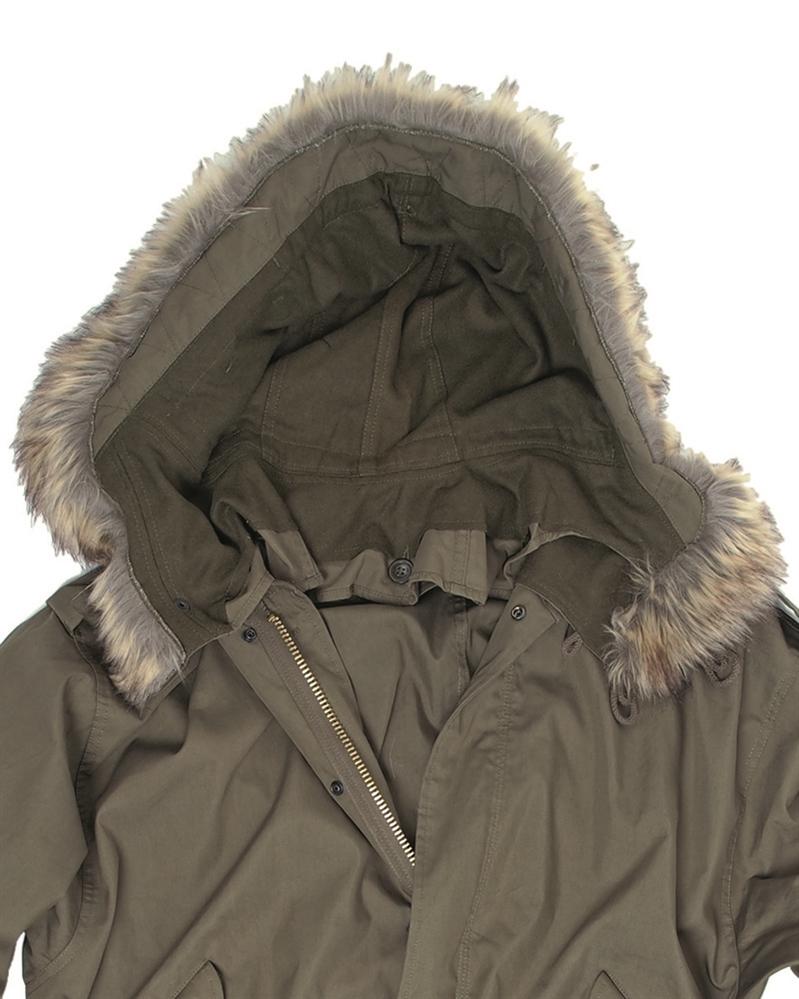 US PARKA PELZKAPUZE F.M51 OLIV NORTHVIVOR