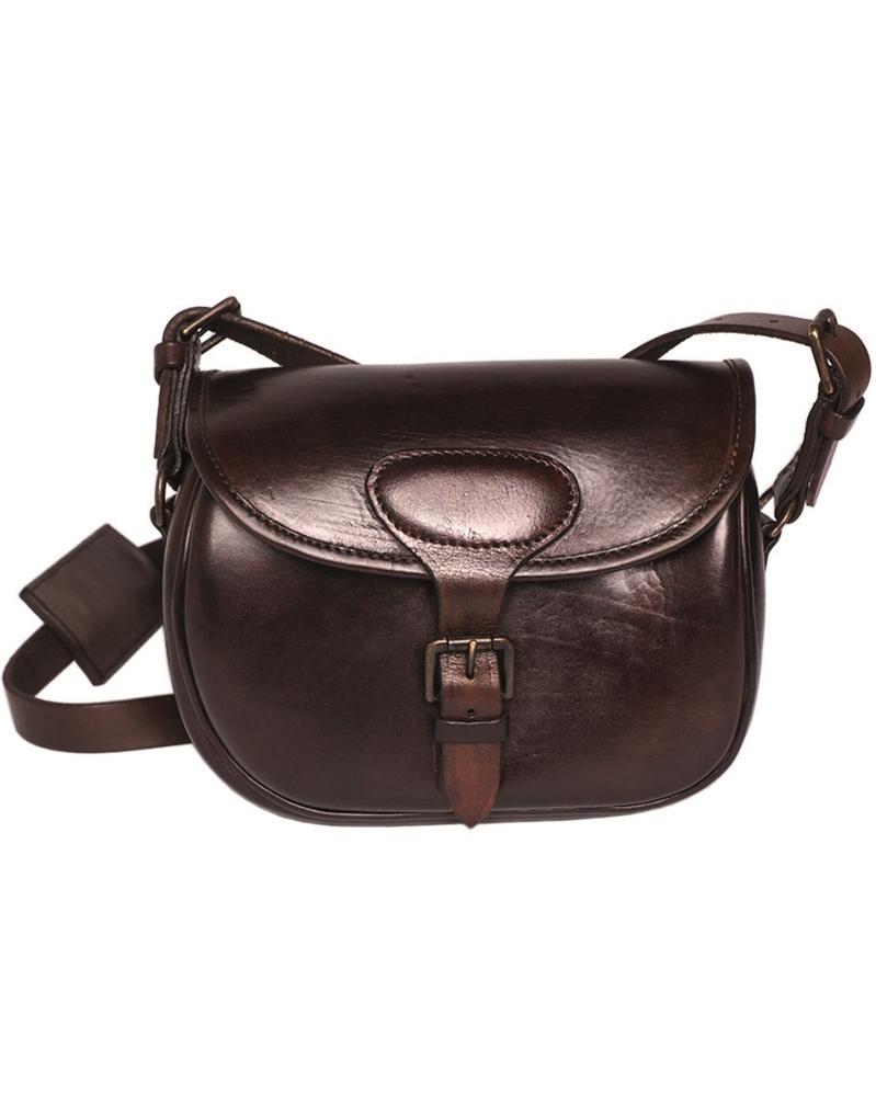 UMHÄNGETASCHE LEDER BRAUN NORTHVIVOR