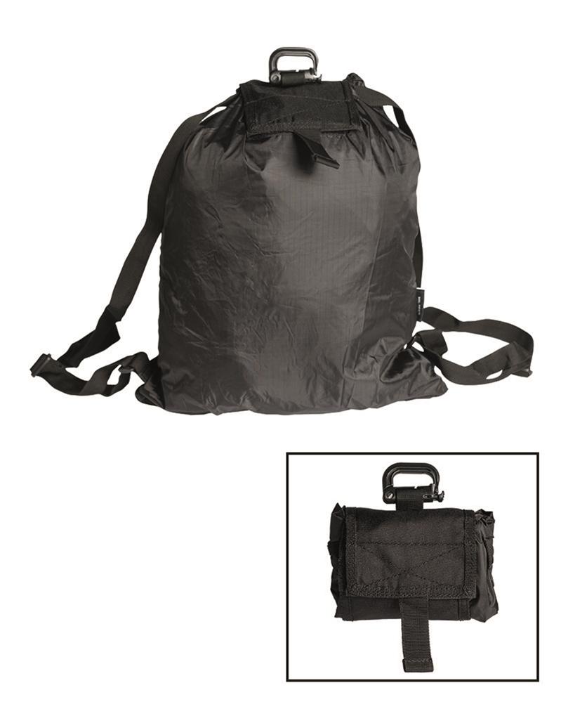 ROLL-UP RUCKSACK SCHWARZ NORTHVIVOR