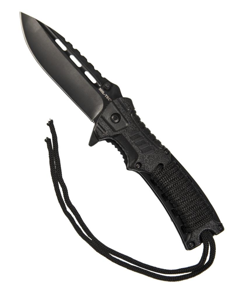 EINHANDMESSER PARACORD M.FIRE STARTER SCHWARZ NORTHVIVOR