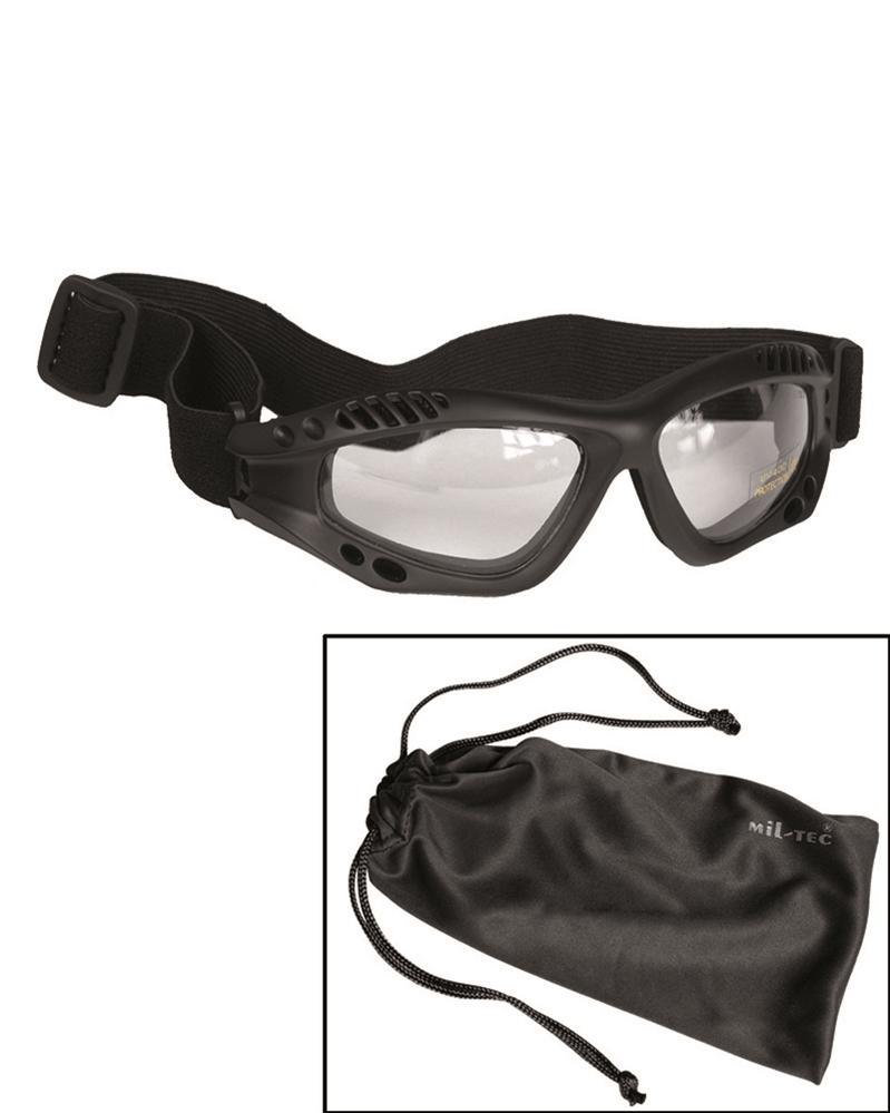 COMMANDO BRILLE AIR PRO SCHWARZ KLAR NORTHVIVOR